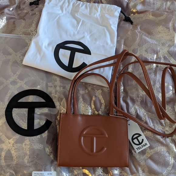 telfar small tan